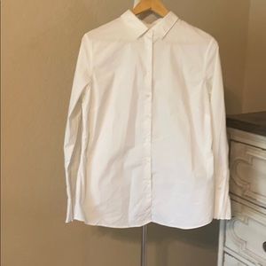 Banana Republic white button up shirt.